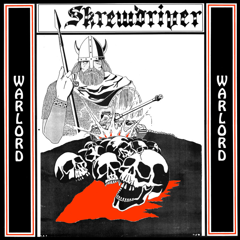 Skrewdriver Warlord LP front cover