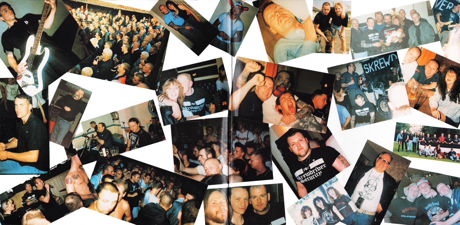 Skrewdriver Live & Kicking LP gatefold