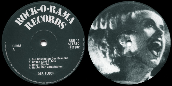Der Fluch EP center labels
