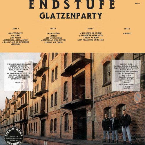 Endstufe Glatzenparty LP back cover