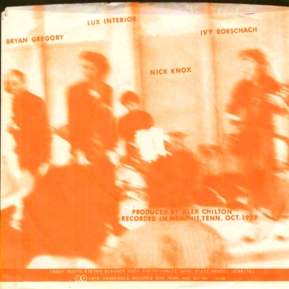 The Cramps Human Fly single back cover