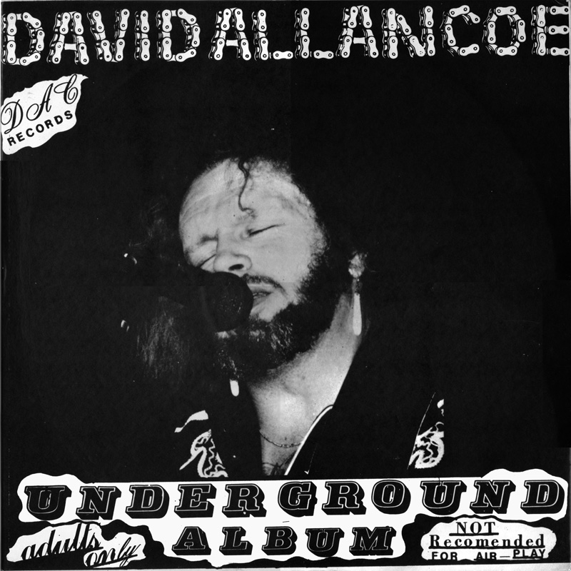David Allan Coe Underground Album front cover