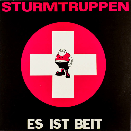 Front cover of the Sturmtruppen Es Ist Zeit LP