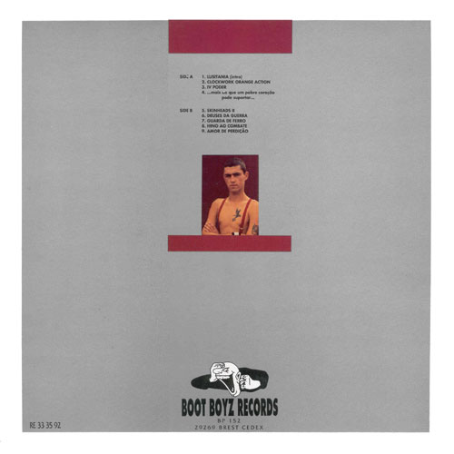 Back cover of the Guarda De Ferro LP
