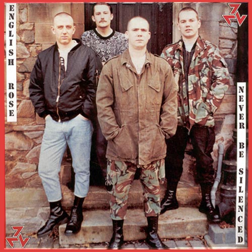 Front cover of the English Rose Never Be Silenced LP