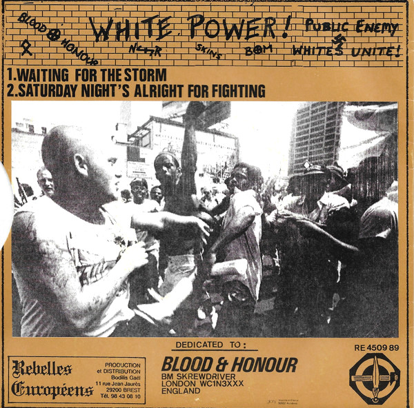 Back cover of the Public Enemy Waiting For The Storm single