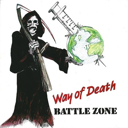 Front cover of the Battle Zone Way Of Death single