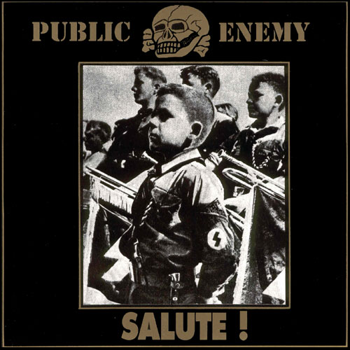 Front cover of the Public Enemy Salute single