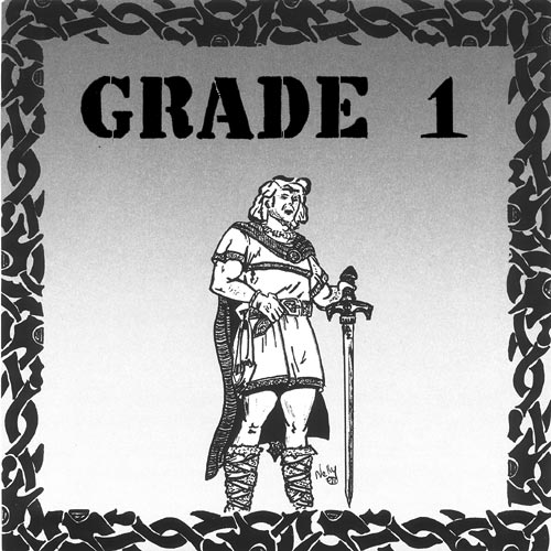 Front cover of the Grade 1 Hail The New Land single