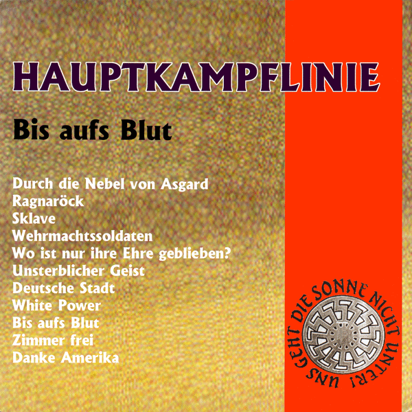 HKL Bis Aufs Blut LP back cover