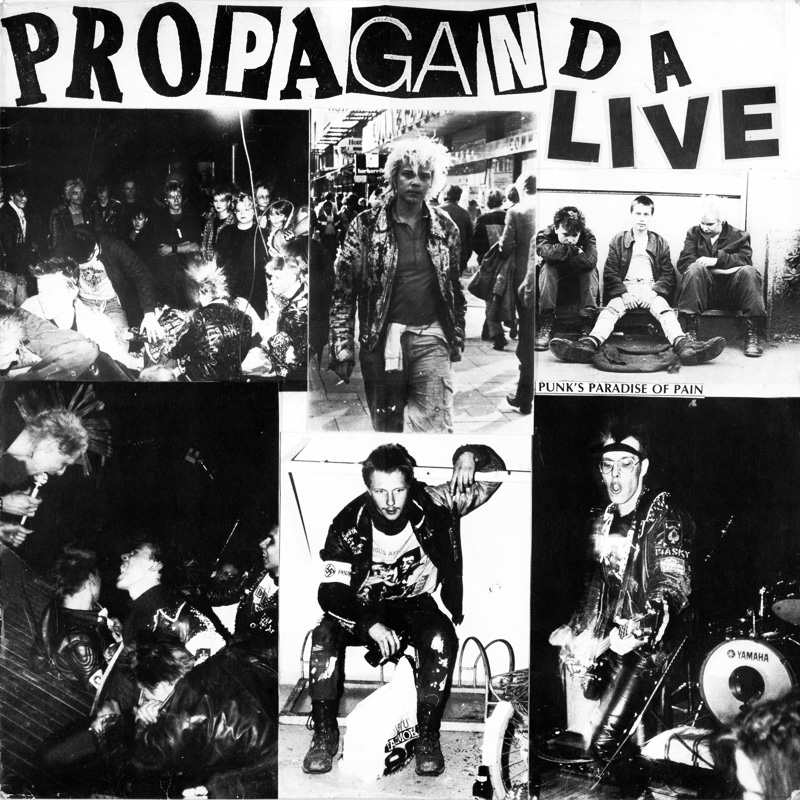 Propaganda Live LP front cover