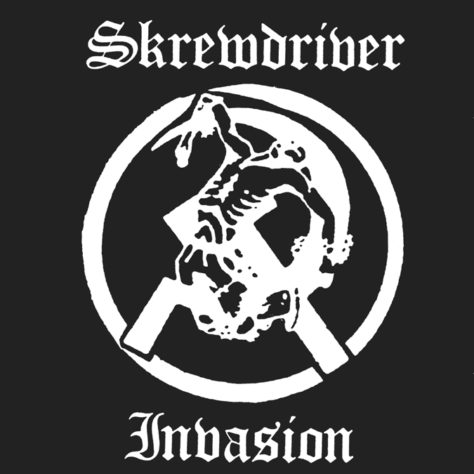 Skrewdriver Invasion single front cover