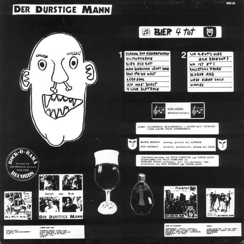 Der Durstige Mann LP back cover