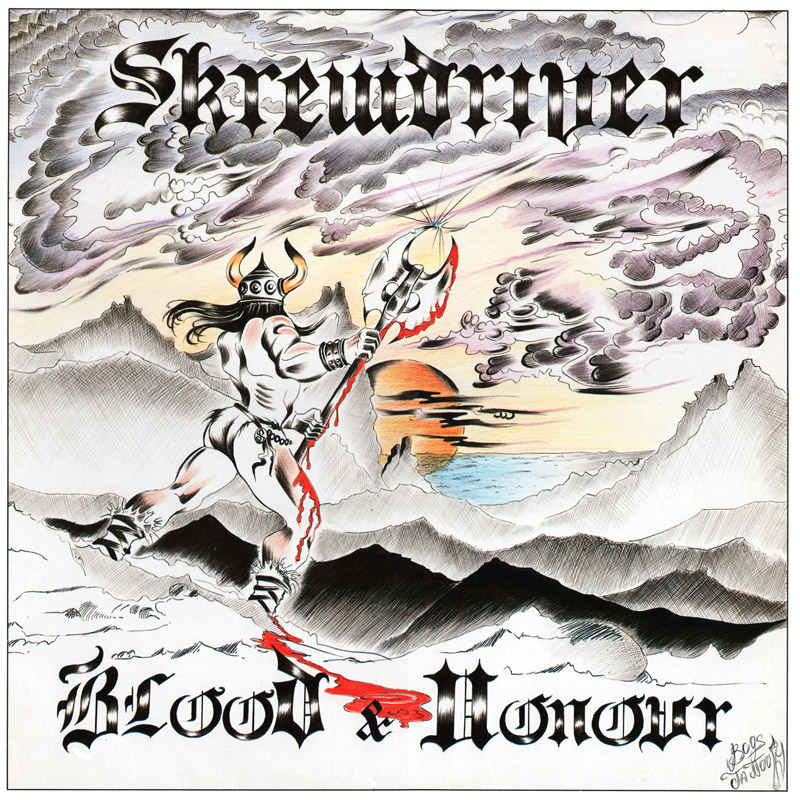 Skrewdriver Blood & Honour LP front cover