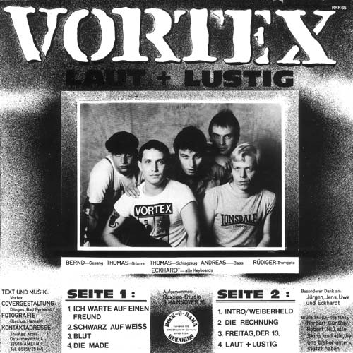 Vortex Laut + Lustig back cover