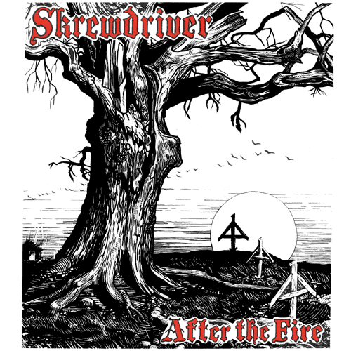 Skrewdriver After The Fire LP front cover