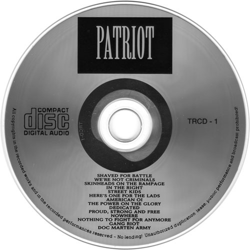 Face of CD for Stars And Stripes Shaved For Battle album